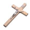 thumbnail image 4 of GUOOL Wooden Wall Cross Delicate Wall Decor Religious for Easter Home Living Room Color, 4 of 8