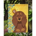 thumbnail image 3 of Summer Sunflowers Longhair Chocolate and Tan Dachshund Flag Garden Size, 3 of 5