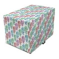 thumbnail image 1 of Botanical Dog Crate Cover, Colorful Leaves Meadow Foliage Watercolor Plants Petals Branch Mother Nature, Easy to Use Pet Kennel Cover Small Dogs Puppies Kittens, 7 Sizes, Multicolor, by Ambesonne, 1 of 6