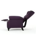 thumbnail image 2 of GDF Studio Waldo Tufted Fabric Recliner, Plum, 2 of 6