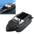 thumbnail image 1 of RC Fishing Boat, 180 Fishing Points Dual Drive RC Fish Finder Boat One Key Return with Night Light for Pools, 1 of 7