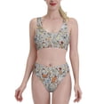 thumbnail image 2 of Picia Funny Chicken Women's High Waisted Bikini Scoop Neck Swimsuit Two Pieces Bathing Suit-X-Large, 2 of 8