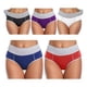 thumbnail image 1 of Calzoncillo Mujer Cintura Alta Braga Cómoda Algodón 5 Piezas, 1 of 5