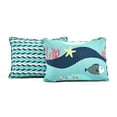 Lush Decor Sea Life Kids Bedding, Beach Themed Cotton Reversible Quilt