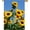 Multi1, variant on Tropical Floral Sunflowers Flowers Blue Sky Spring Summer Plants Field House Flag 28 x 40 Inch, Double Sided Large Garden Yard Welcome Flags Banners for Home Lawn Patio Outdoor Decor