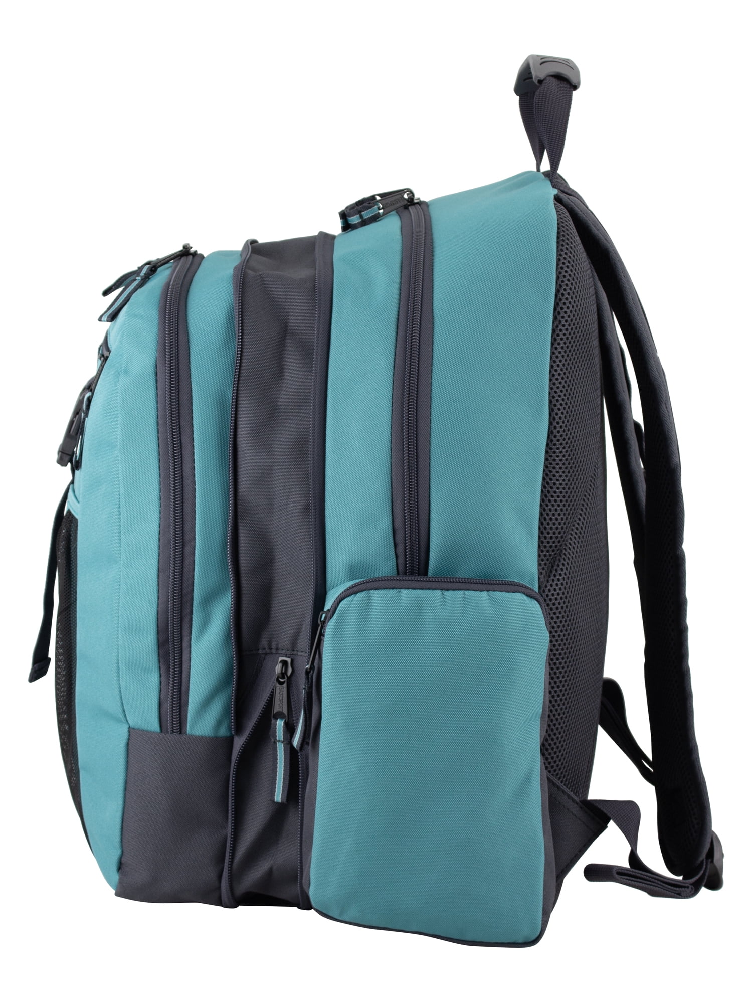 Eastsport Unisex 19" Premier Expandable Recycled Backpack, Soft Teal