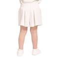 thumbnail image 5 of Wonder Nation Toddler Girls Athletic Pleated Shorts with Bow, Sizes 12M-5T, 5 of 7