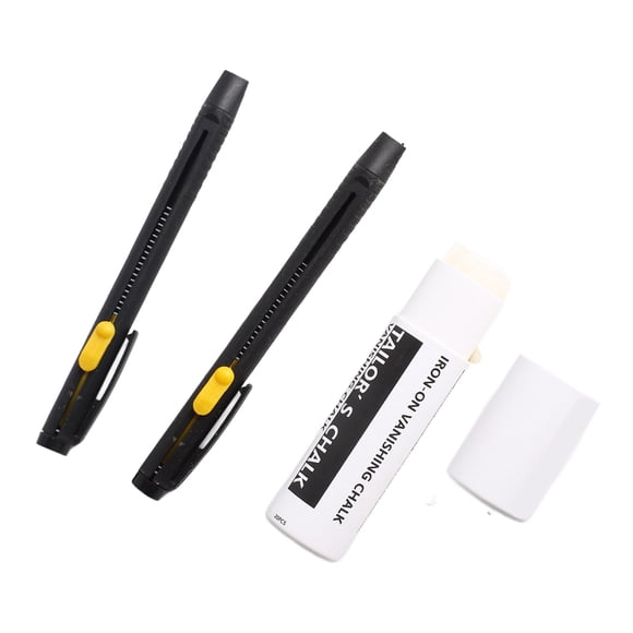 Crayon à craie de couture, pratique et utile, craie de tailleur sans affûtage, longueur pratique et facile à régler pour l'artisanat de bricolage pour les tailleurs pour le