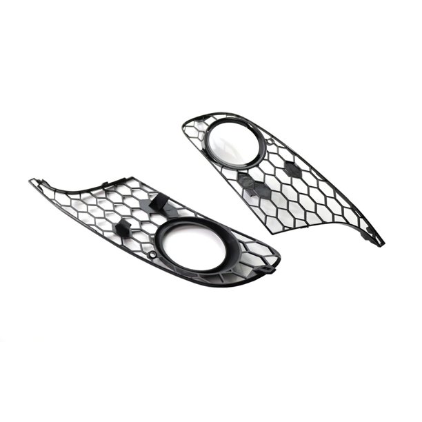2x Front Bumper Honeycomb Mesh Fog Light Grille Cover For Audi TT MK2 2x Front Bumper Honeycomb Mesh Fog Light Grille Cover For Audi TT MK2