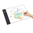 thumbnail image 1 of A5 LED Light Pad Tracer 3mm Ultra-Thin Drawing Board Copyboard Stepless Dimming USB Powered for Artist Animation Designing Sketching Calligraphy Diamond Jewel Paint Supplies, 1 of 7