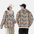 thumbnail image 4 of KLL Veste à Capuche Extérieure Protection Solaire UPF 50+ Imprimé Paisley à la Mode pour Hommes et Femmes, Manches Longues, Chemise de Pêche Randonnée performance-Petite, 4 of 7