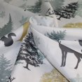 thumbnail image 4 of Juego de cortinas de ducha con diseño de ciervos, tema de baño con cortina de ducha y 12 ganchos, 72 x 72 pulgadas, 4 of 5