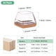 thumbnail image 3 of Uxcell 24-Pack Protectores de Piso para Patas de Silla, Copas de Silicona de 1.1-1.45 Pulgadas, Almohadillas de Fieltro para Muebles, Fundas para Patas de Silla [Blanco Transparente], 3 of 7