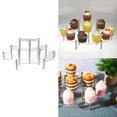 thumbnail image 3 of Soporte Para Magdalenas Acrílico Semicírculo Redondo En Forma De Estante Para Postres Soporte De Almacenamiento De Aperitivos Para Boda Fiesta Bar Restaurante Hogar 1 Juego matsuzay HA023034-00, 3 of 6