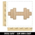 thumbnail image 2 of Weight Dumbbell Workout Icon Wood Shape Unfinished Piece Cutout Craft DIY Projects - 4.70 Inch Size - 1/4 Inch Thick, 2 of 7