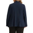 thumbnail image 3 of Agnes Orinda Women' s Plus Size Blazer Lapel Work Double Breasted Jacket Blazers 2023, 3 of 5