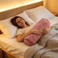 thumbnail image 5 of Beforeyayn Neck Roll Pillowcase With Zipper, Round Pillowcase For Cylindrical Pillow For Sleepers, Bedroom Living Room And Sofa, Soft Cushion Cover For Neck Support And Decor., 5 of 6