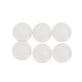 thumbnail image 1 of Butée de Porte Ronde Transparente en Caoutchouc Souple, Protecteur Mural, Pare-Chocs Autocollant pour Poignée de Porte (Petit Rond, 1,57 Pouces, 6 Pcs), 1 of 5