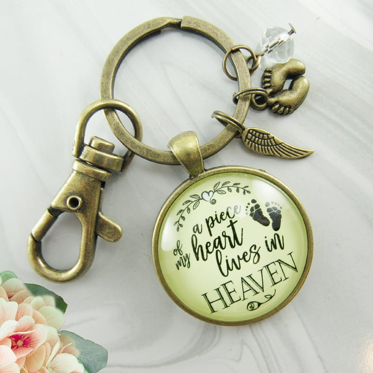 Gutsy Goodness Sentimental Miscarriage Gift for Mom - I Carried You Every Second of Your Life - Keychain