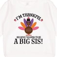 thumbnail image 3 of Inktastic Thanksgiving Big Sis Announcement Turkey Toddler Sweatshirt, 3 of 4