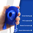 thumbnail image 4 of 2 Pieces Toilet Fuel Flap with Stainless Steel Chain Replacement Set(2 inch,Dark Blue), 4 of 5
