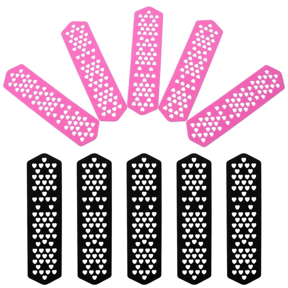 Yardwe 10Pcs Durable Heatproof Perm Plates Hairdressing Plate for Barbers Hair Salon Tools