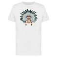 thumbnail image 1 of Chimpanzee With Headdress Tee Men's -Image by Shutterstock, 1 of 1