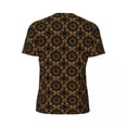 thumbnail image 6 of T Shirt For Men Retro Mandala Man Gold Floral Print Casual Sports Quick Dry Summer Harajuku Tees Des, 6 of 7
