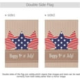 thumbnail image 3 of SKYSONIC Happy 4Th of July Double-Sided Printed Garden House Sports Flag-28x40(in)-Polyester Decorative Flags for Courtyard Garden Flowerpot, 3 of 6