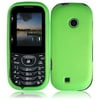 For LG Cosmos 3 VN251S Cosmos 2 VN251 Rubberized Hard Cover Case Neon Green Accessory By HRWireless