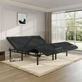 thumbnail image 2 of Allewie Upholstered Split King Size Adjustable Bed Base Frame with Motor 1.0, Independent Head & Foot Incline, Wireless Remote Control, 2 of 8