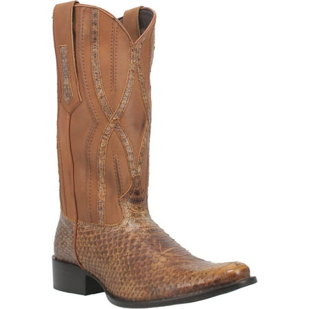 

Men s Dingo Ace High Python PRINT Boots Tan