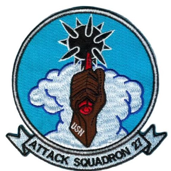 VA-27 Royal Maces Squadron Patch Sew On