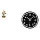 thumbnail image 1 of Soporte de papel higiénico,Porta toallas de papel de encimera,Reloj de pared,Reloj de pared silencioso y decorativo que no hace tictac,Reloj moderno de 12 pulgadas para pared de casa o, 1 of 8