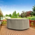 thumbnail image 3 of Budge S Black Ivory Patio Oval Table/Chairs Cover, StormBlock™ Mojave, 3 of 10