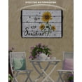 thumbnail image 6 of Outdoor TV Cover 48 to 50 Inch Weatherproof, Sunshine Wood Grain Waterproof TV Screen Protector for Outside Decor with Zipper and Pocket 48"L x 30"H , Sunflower, 6 of 7