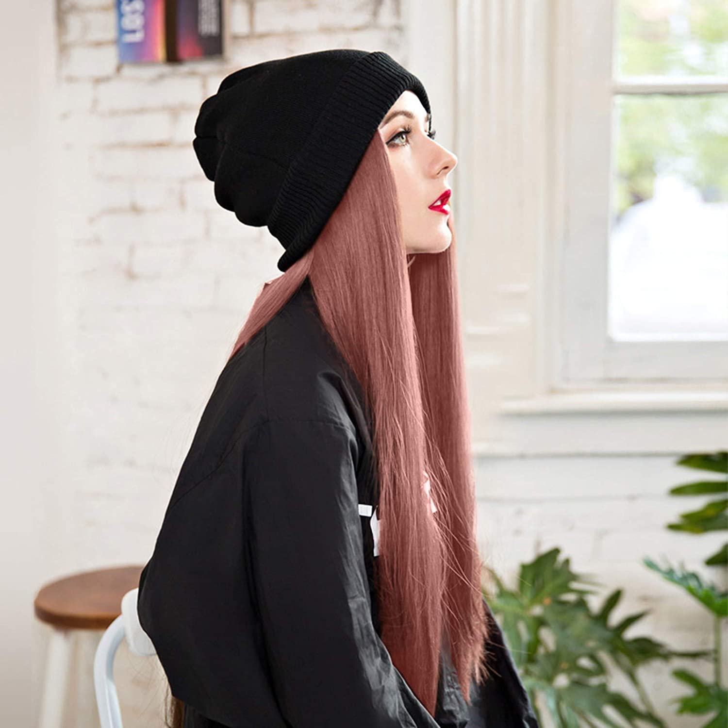 Winter Cap Caps Casual Women Wig Hats 