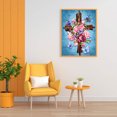thumbnail image 4 of Cuadros Decorativos Cruz flor DIY completo bordado conjunto lienzo algodón hilo pintura costura Ehuebsd Nuevos Originales, 4 of 9