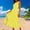 001 Yellow, variant on Lpmadey Summer Dresses for Women Vintage Boho Printed Sleeveless Crewneck Flowy Midi Dress Beach Vacation Sundress