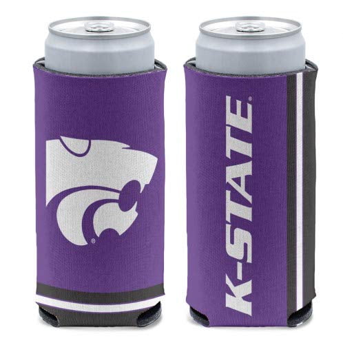 NCAA Kansas State Prime 12oz Slim Can Cooler, Collapsible