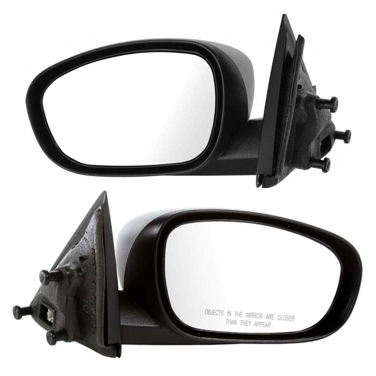 Driver and Passenger Textured Side View Mirrors for 2005-2008 Dodge Magnum 2007-2010 Chrysler 300 2006-2010 Dodge Charger 