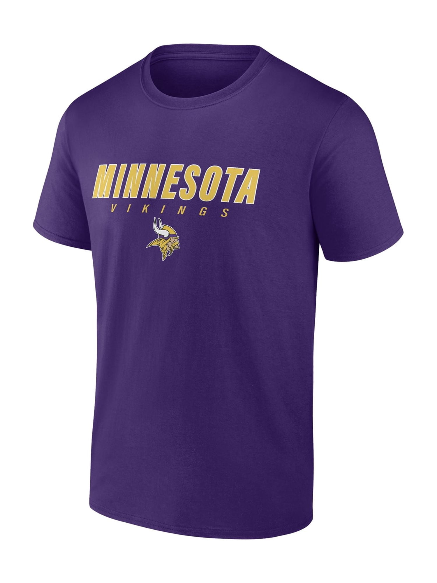 NFL Minnesota Vikings Men's Cotton Purple Short Sleeve T-Shirt
