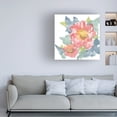 thumbnail image 3 of Chris Paschke 'Peony in the Pink II on White' Canvas Art, 3 of 3