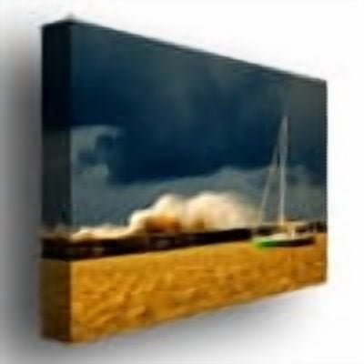 Trademark Art "Lake Erie Storm" Canvas Wall Art by Nicole Dietz