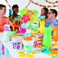 thumbnail image 6 of Fun Express 12-Piece 14oz Neon Hurricane Beverage Glasses for Mardi Gras and Tropical Luau Parties, Blue, Green, Yellow, Orange, Pink and Purple, 6 of 6