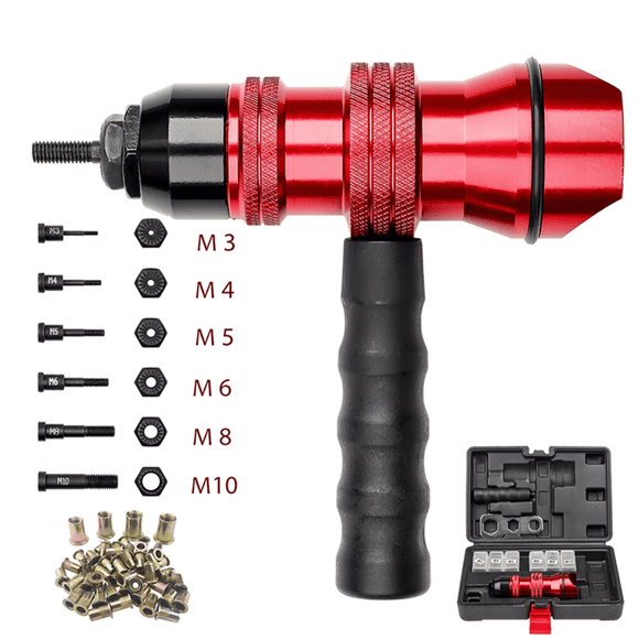 Electric Rivet Tool Rivet Nut Tool Electric Rivet Nut Adapter M3 M5 M6 M8 M10 Manual Riveter Tool