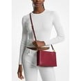 thumbnail image 4 of Michael Kors Women's Outlet Trisha Medium Pebbled Leather Crossbody Bag (Cherry) 35H1G9TC8L-Cherr, 4 of 5