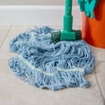 thumbnail image 3 of Carlisle 177466174 369448B14 Blue Looped Synthetic & Cotton Mop Head with Green Band, Medium, 3 of 3