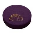 thumbnail image 2 of Cojín de meditación Asiento 16 "Diámetro Cubierta con cremallera Accesorios de meditación Almohada de piso para sala de estar al aire libre Meditación Violeta Oscuro 10cm shamjiam Cojín del asiento, 2 of 8