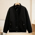 thumbnail image 2 of KIHOUT Coupe-Vent Léger pour Hommes - Veste Compacte Résistante à l'Eau avec Capuche pour Voyage et Extérieur, 2 of 8